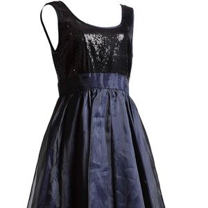 AIDAN MATTOX Sleeveless Formal Blue Dress.  Size 8